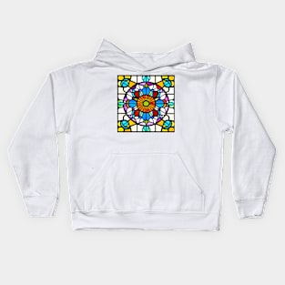 ART Stained Glass Window Kids Hoodie